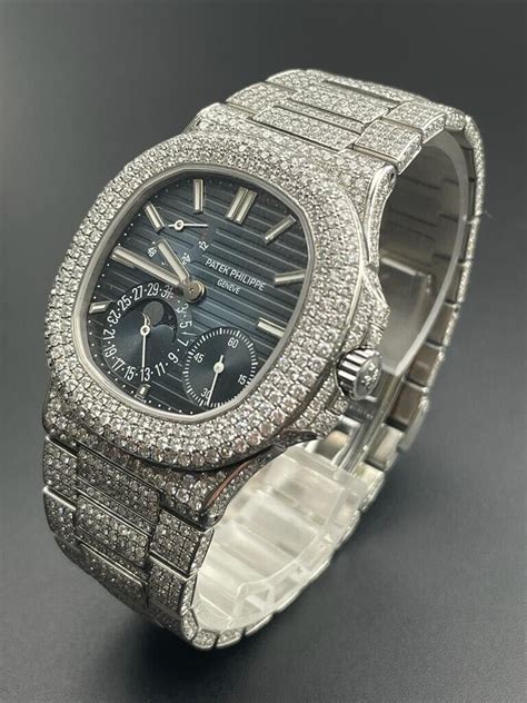 iced out patek philippe ebay|Patek Philippe iced out price.